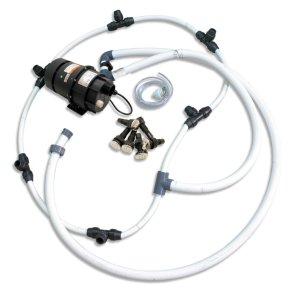 Boble massage system til vildmarksbad &oslash; 180 cm(8 dyser)